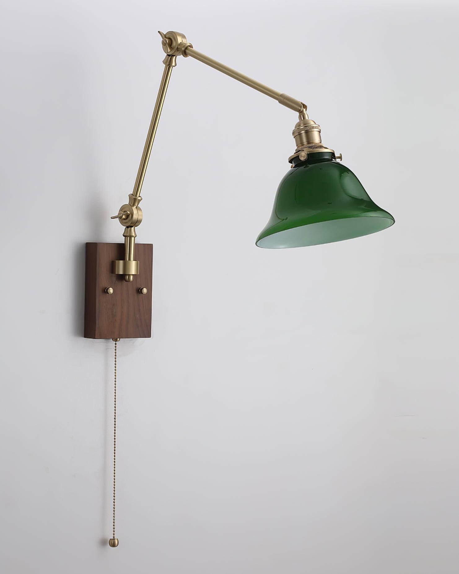 Tatum Minimalistische Moderne Wandleuchte aus Messing und Glas-Letslighting