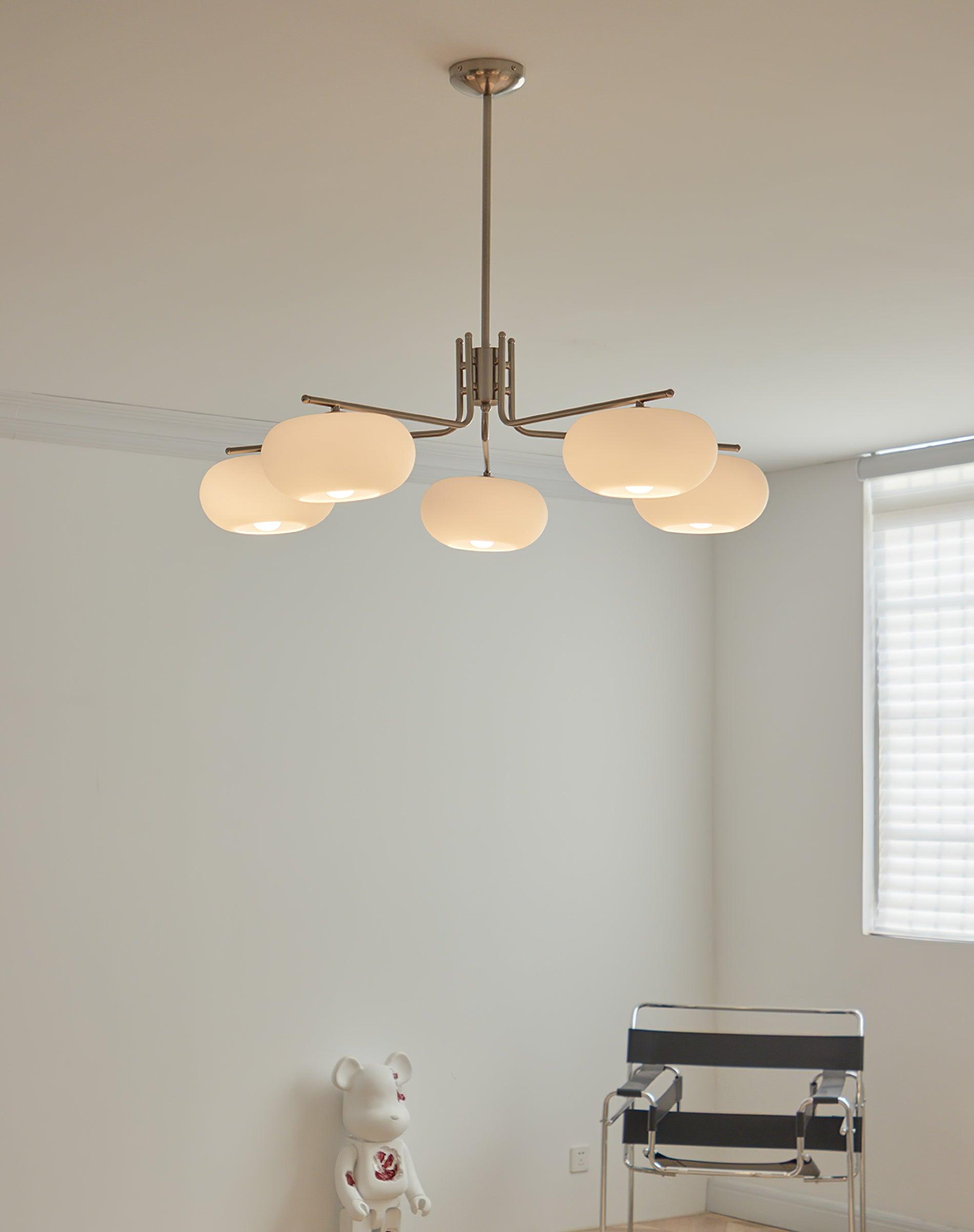 Lustra Industrieller Moderner 5‑Flammen Kronleuchter-Letslighting