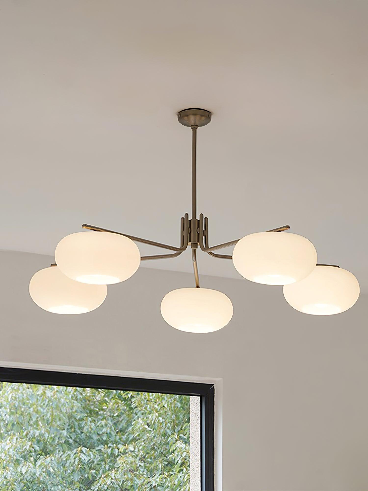Lustra Industrieller Moderner 5‑Flammen Kronleuchter-Letslighting