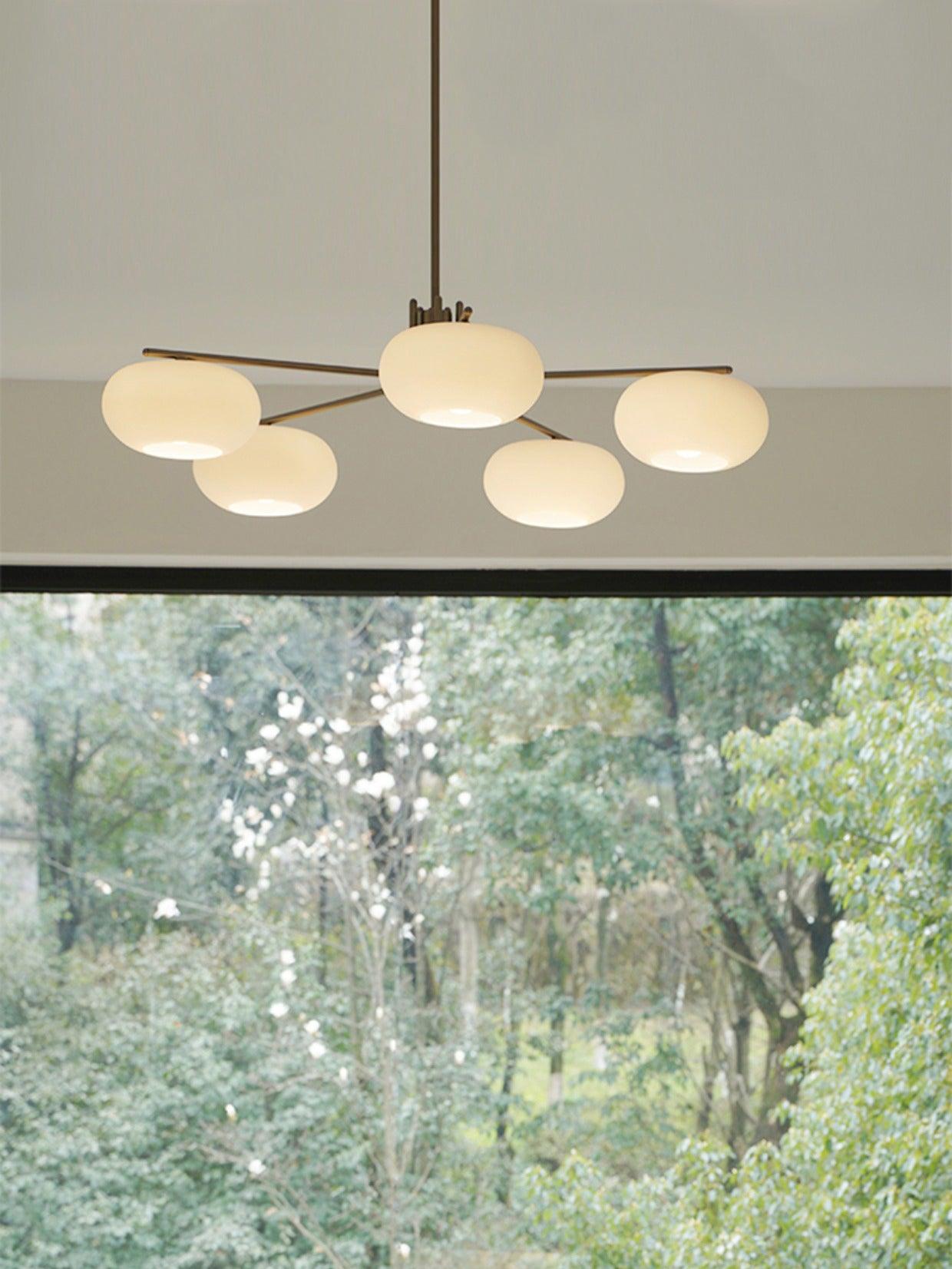Lustra Industrieller Moderner 5‑Flammen Kronleuchter-Letslighting