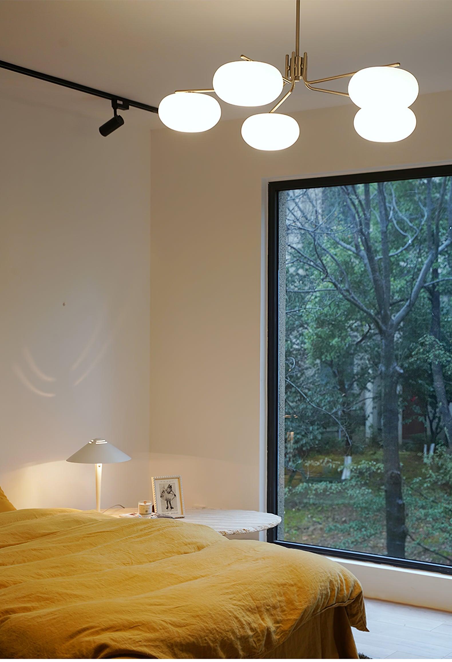Lustra Industrieller Moderner 5‑Flammen Kronleuchter-Letslighting