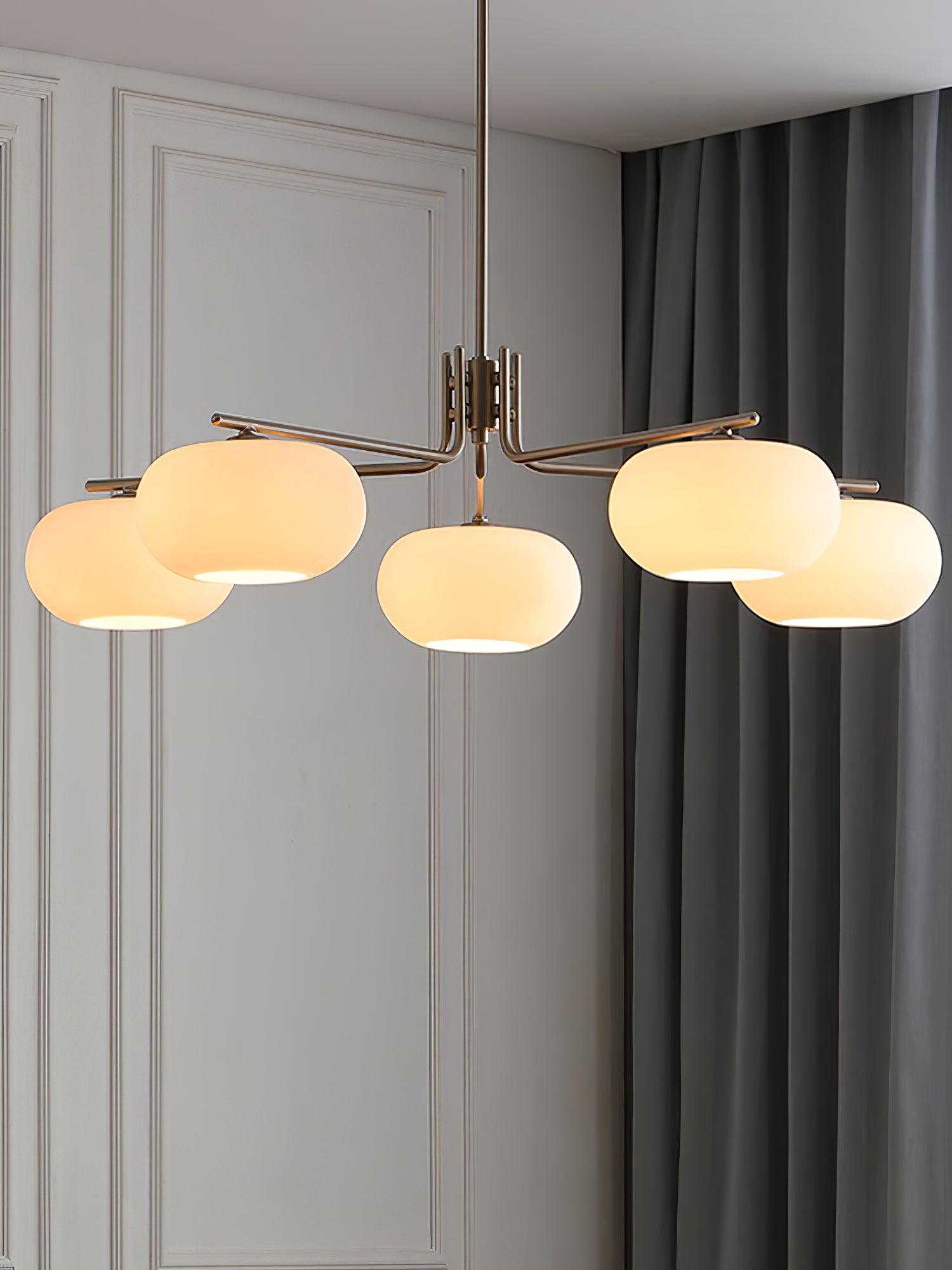 Lustra Industrieller Moderner 5‑Flammen Kronleuchter-Letslighting