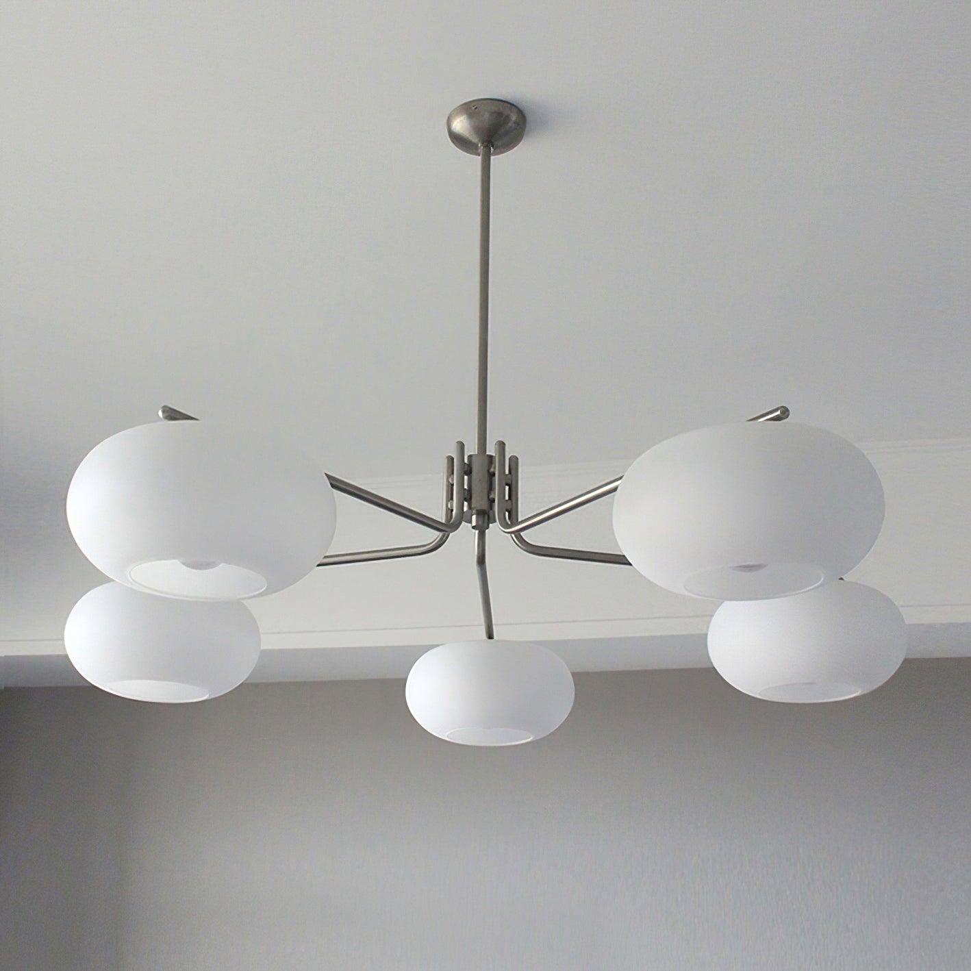 Lustra Industrieller Moderner 5‑Flammen Kronleuchter-Letslighting