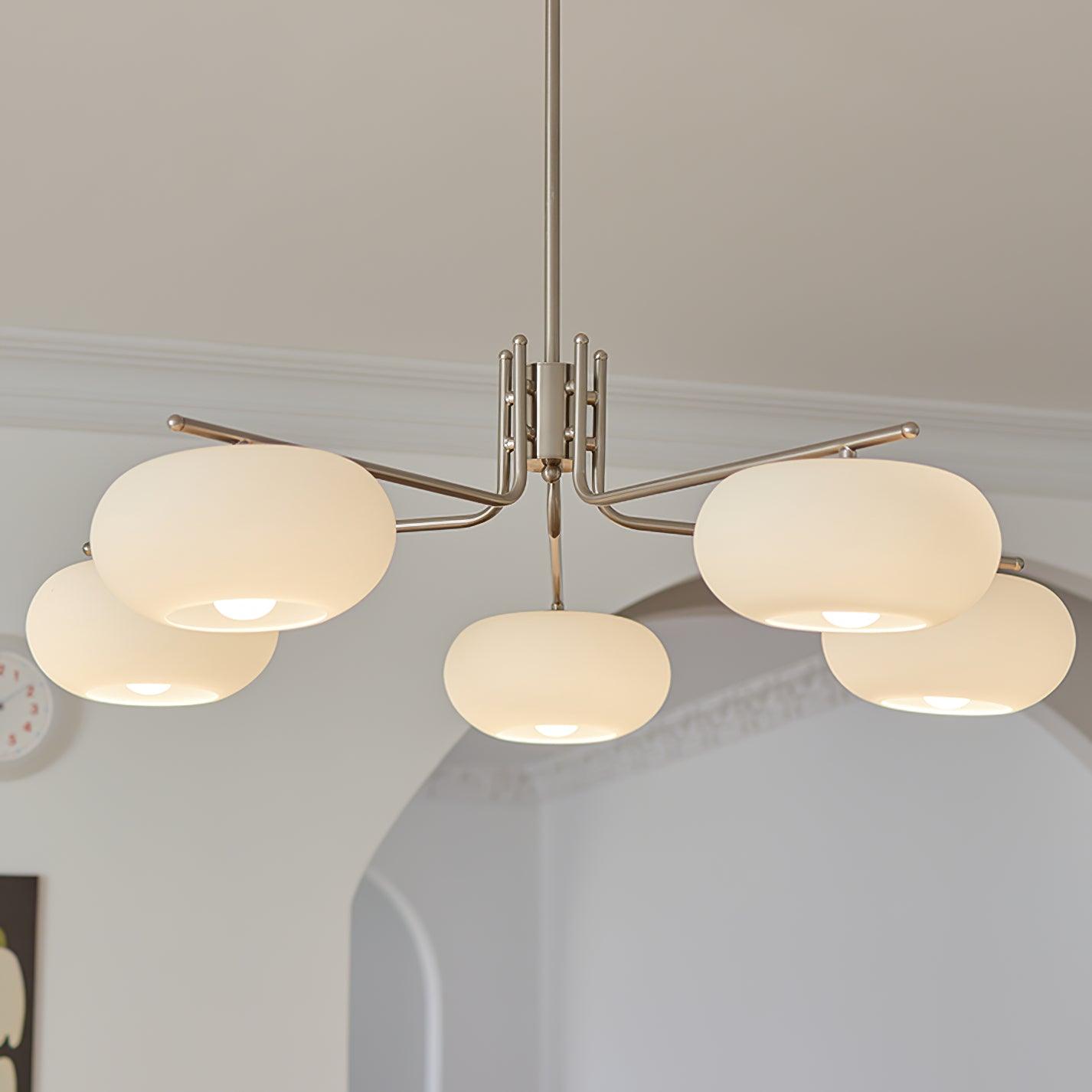 Lustra Industrieller Moderner 5‑Flammen Kronleuchter-Letslighting
