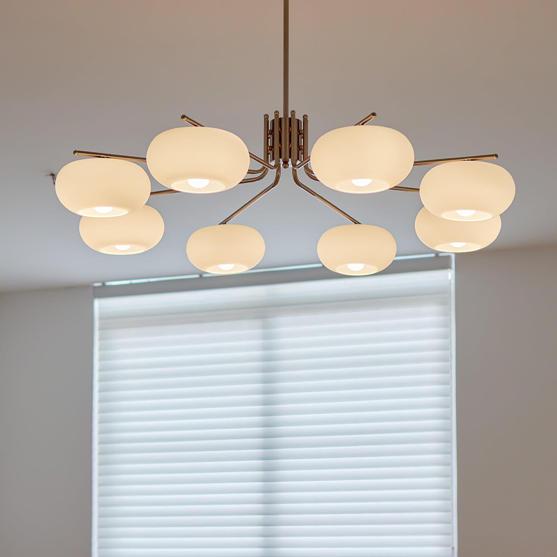 Lustra Industrieller Moderner 5‑Flammen Kronleuchter-Letslighting