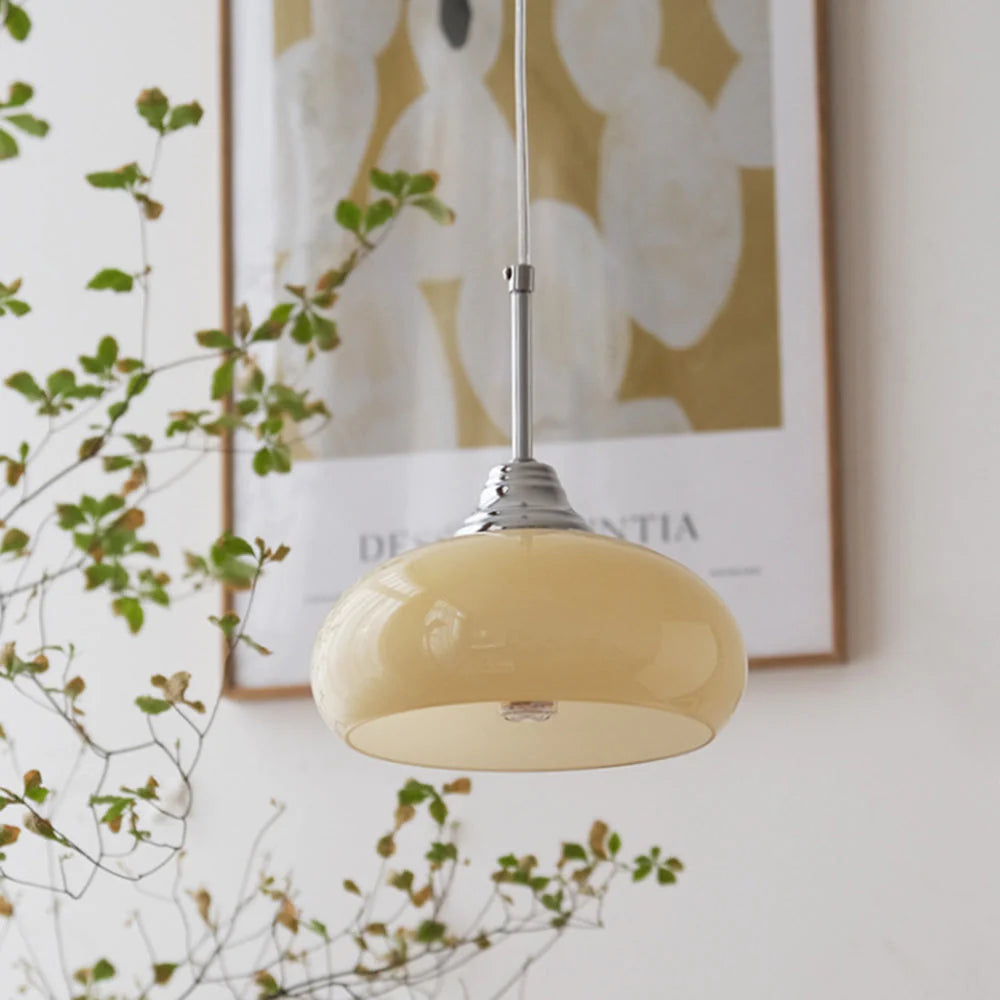 Valentina Einfach LED Pendelleuchte Glas Metall Schlafzimmer