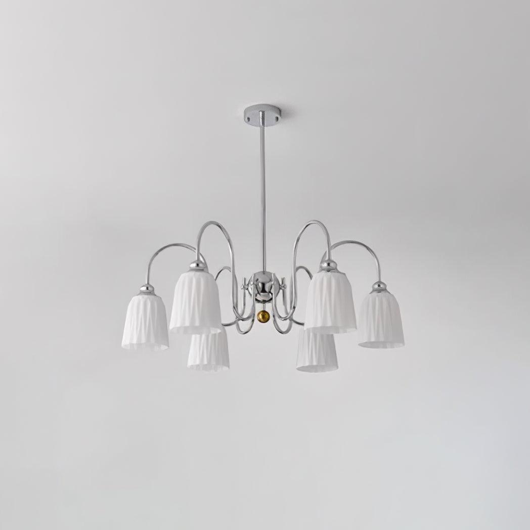 Micah Vintage Kronleuchter aus Glas und Metall-Letslighting