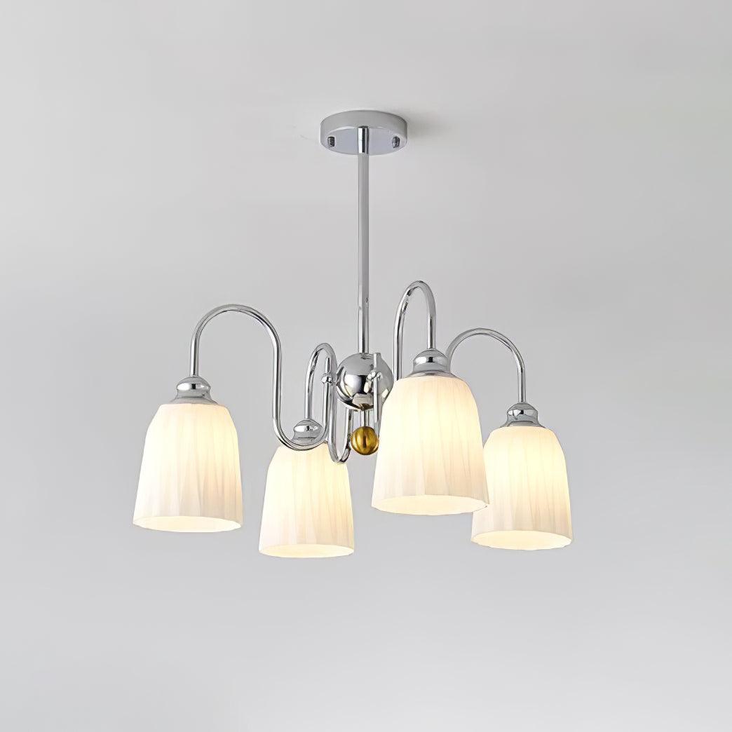 Micah Vintage Kronleuchter aus Glas und Metall-Letslighting