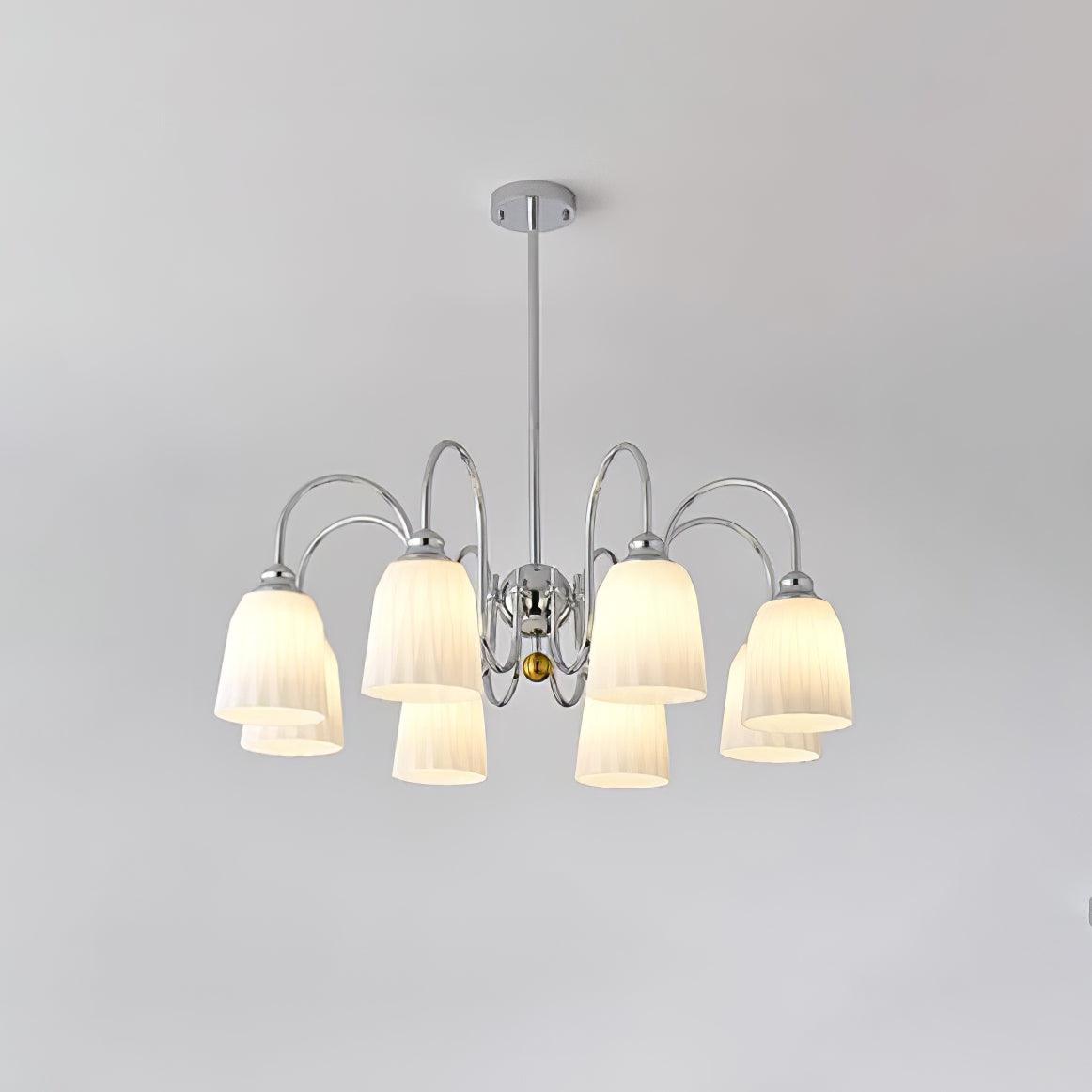 Micah Vintage Kronleuchter aus Glas und Metall-Letslighting