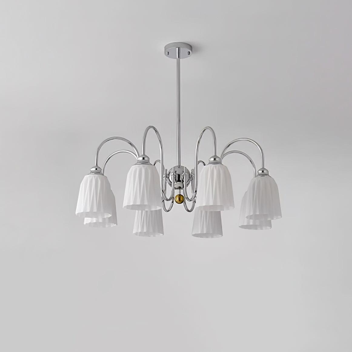 Micah Vintage Kronleuchter aus Glas und Metall-Letslighting