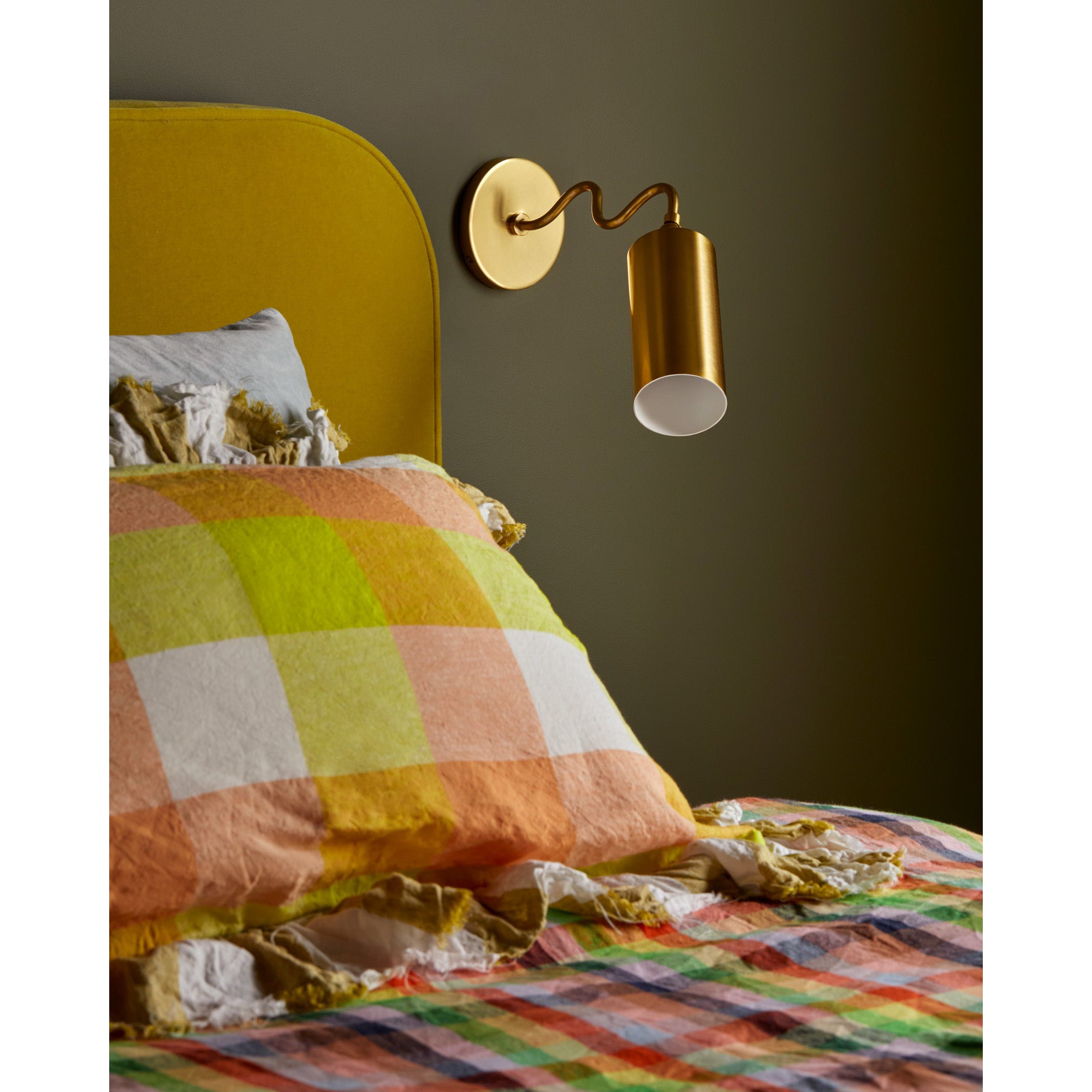 Vatnuvyu Moderne Wandleuchte aus Stoff-Letslighting