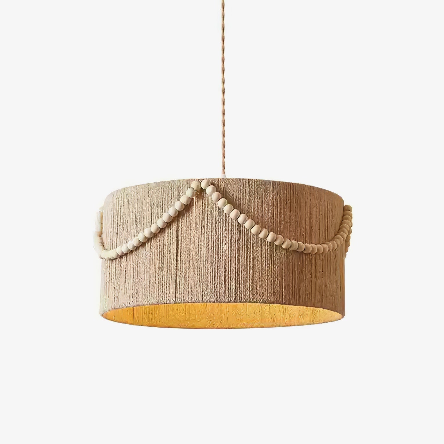 Ershaa Elegance Pendelleuchte im Boho-Stil mit Naturperlen-Letslighting