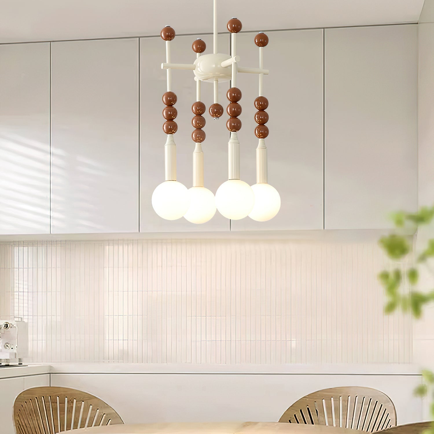Coshae Nordische Kunstglas-Pendelleuchte-Letslighting