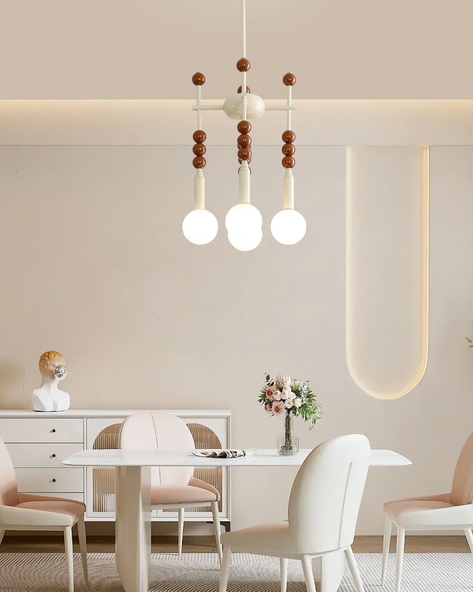 Coshae Nordische Kunstglas-Pendelleuchte-Letslighting