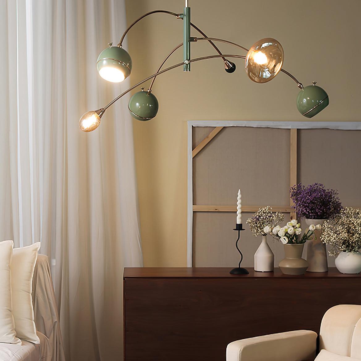 Lustra Kronleuchter Grün Sci-Fi Elegant-Letslighting