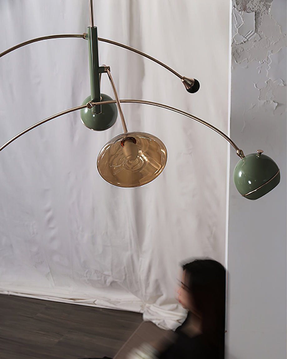 Lustra Kronleuchter Grün Sci-Fi Elegant-Letslighting