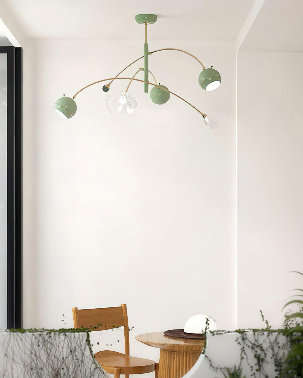 Lustra Kronleuchter Grün Sci-Fi Elegant-Letslighting