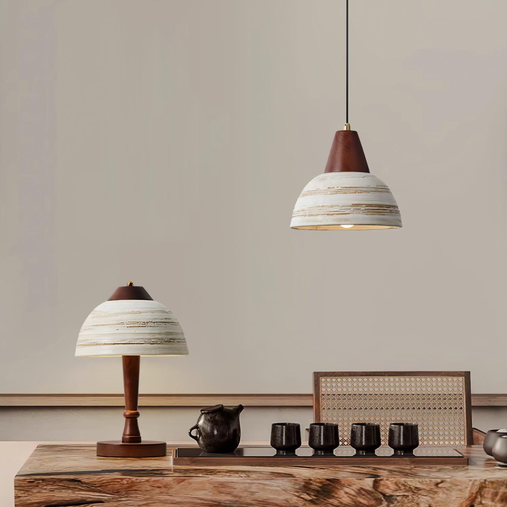 Wren Nordische Minimalistische Pendelleuchte aus Keramik-Letslighting
