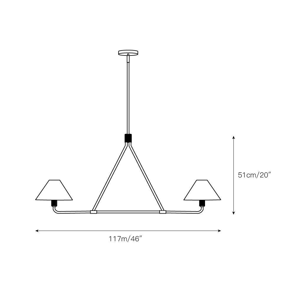 Ornuvyh Industrieller Vintage-Kronleuchter aus Stoff-Letslighting