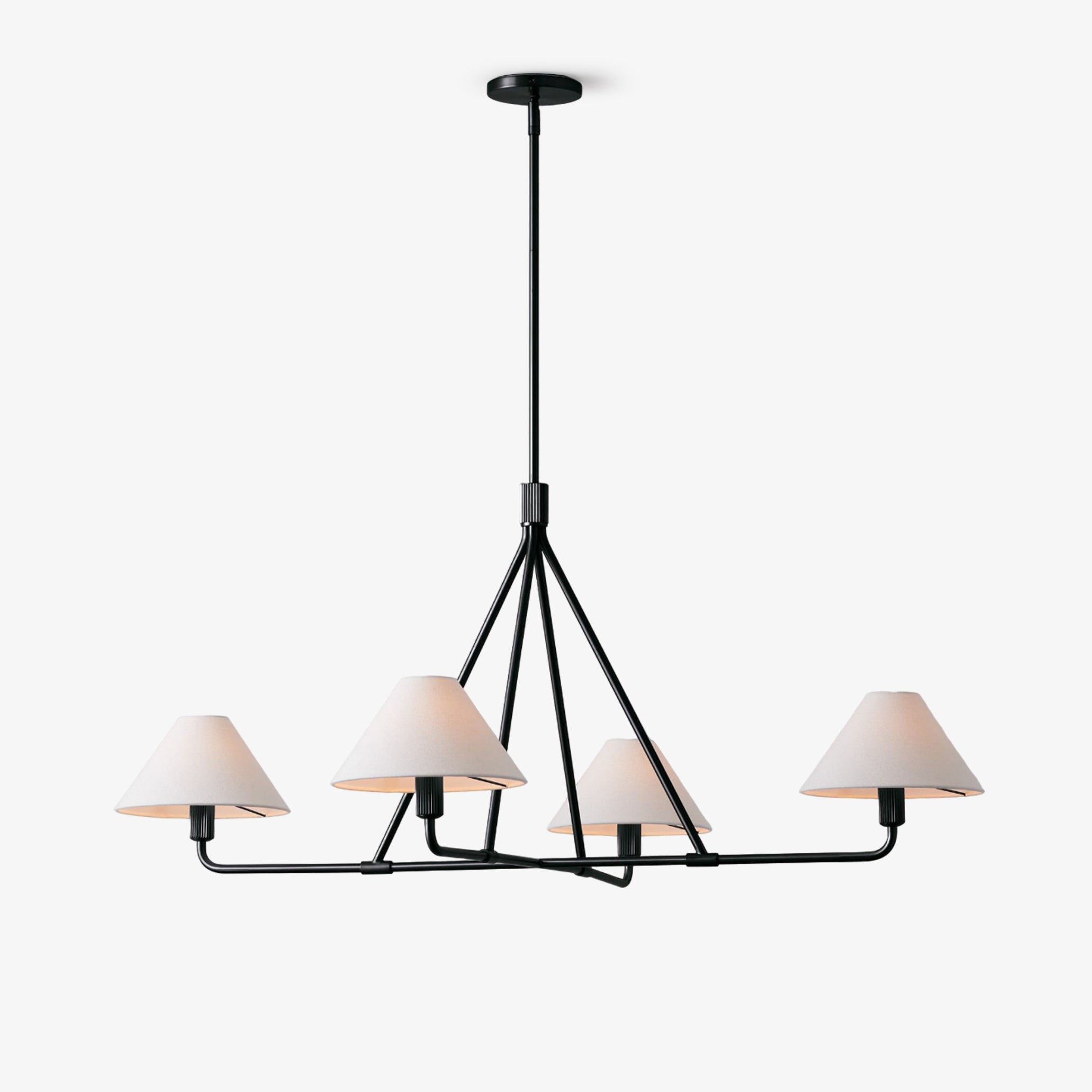Aurora Kronleuchter Kegelschirm Minimalistisch-Letslighting