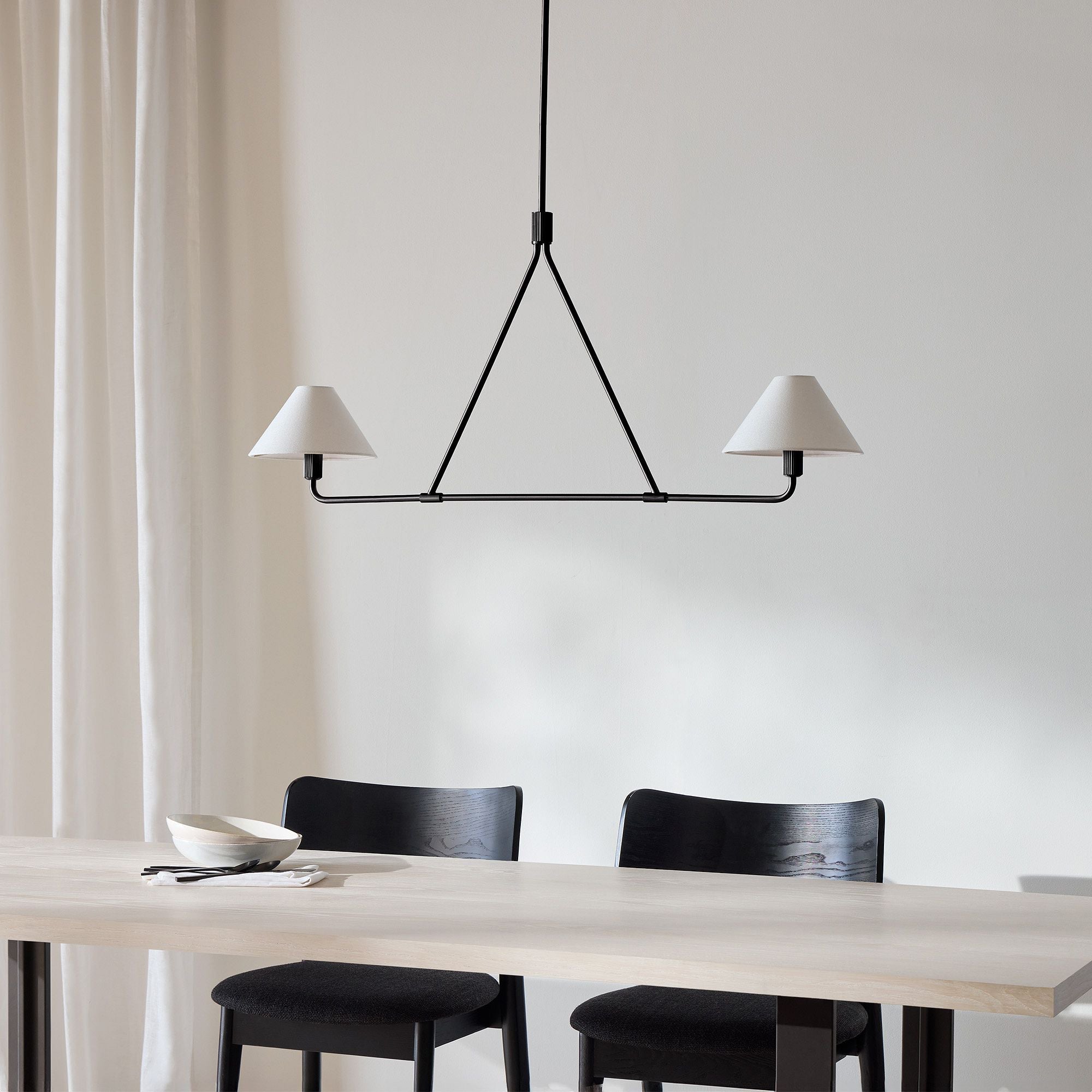 Aurora Kronleuchter Kegelschirm Minimalistisch-Letslighting