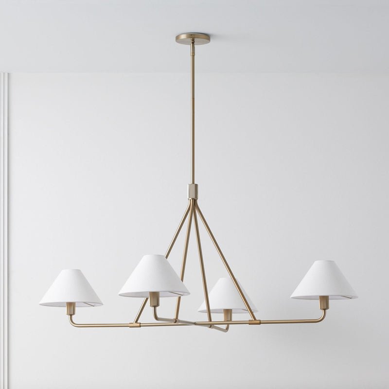 Aurora Kronleuchter Kegelschirm Minimalistisch-Letslighting