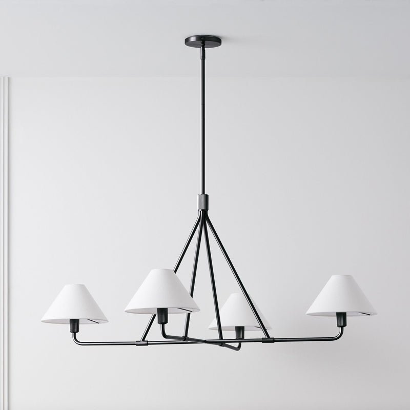 Aurora Kronleuchter Kegelschirm Minimalistisch-Letslighting