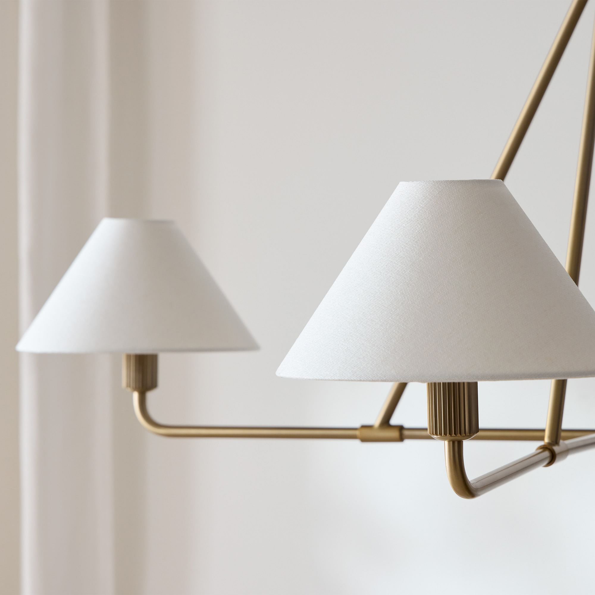 Aurora Kronleuchter Kegelschirm Minimalistisch-Letslighting