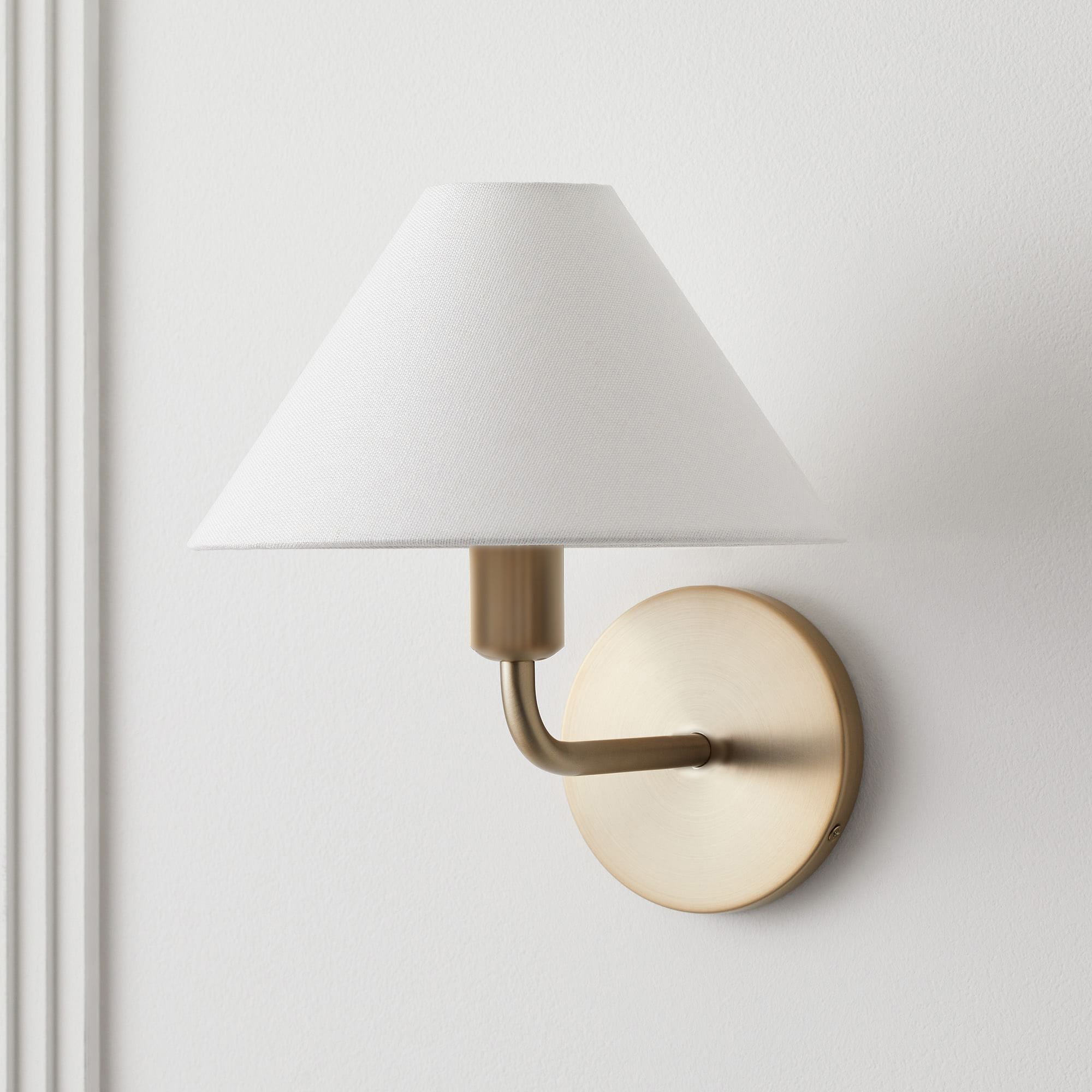 Cisoren Traditionelle Einzigartige Messing Stoff Wandleuchte-Letslighting