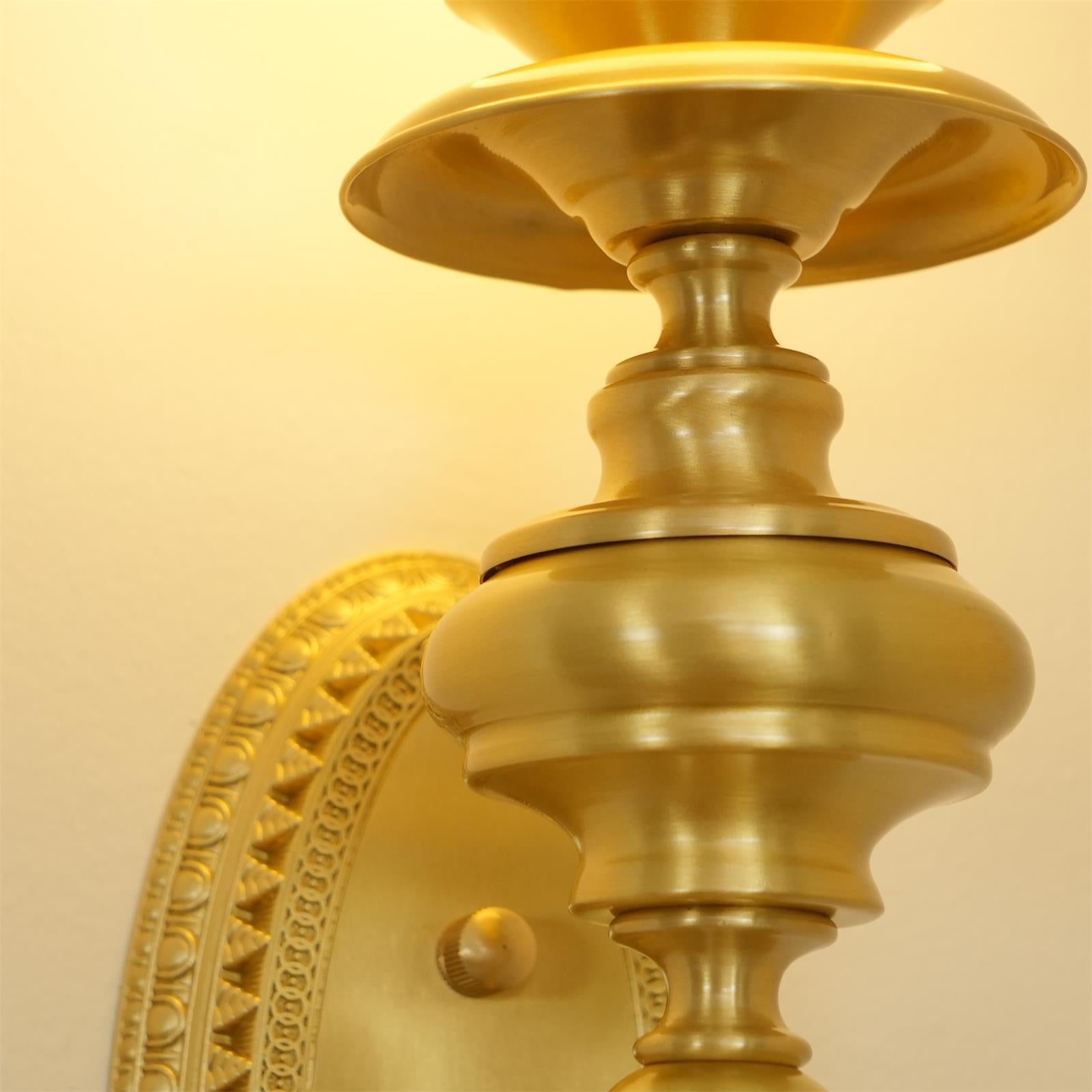 Sage Vintage Wandleuchte aus Messing-Letslighting