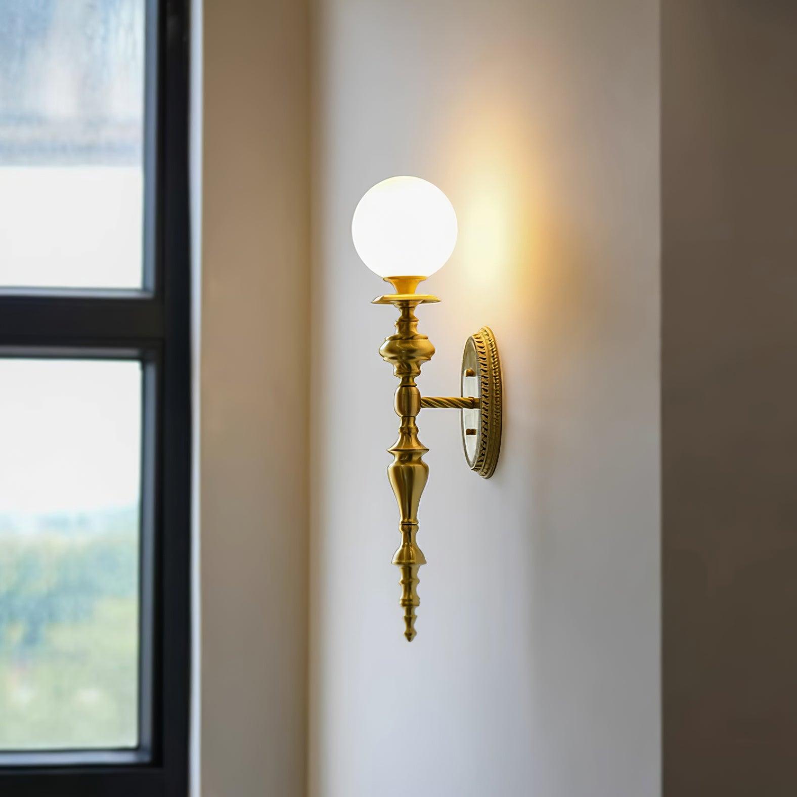 Sage Vintage Wandleuchte aus Messing-Letslighting