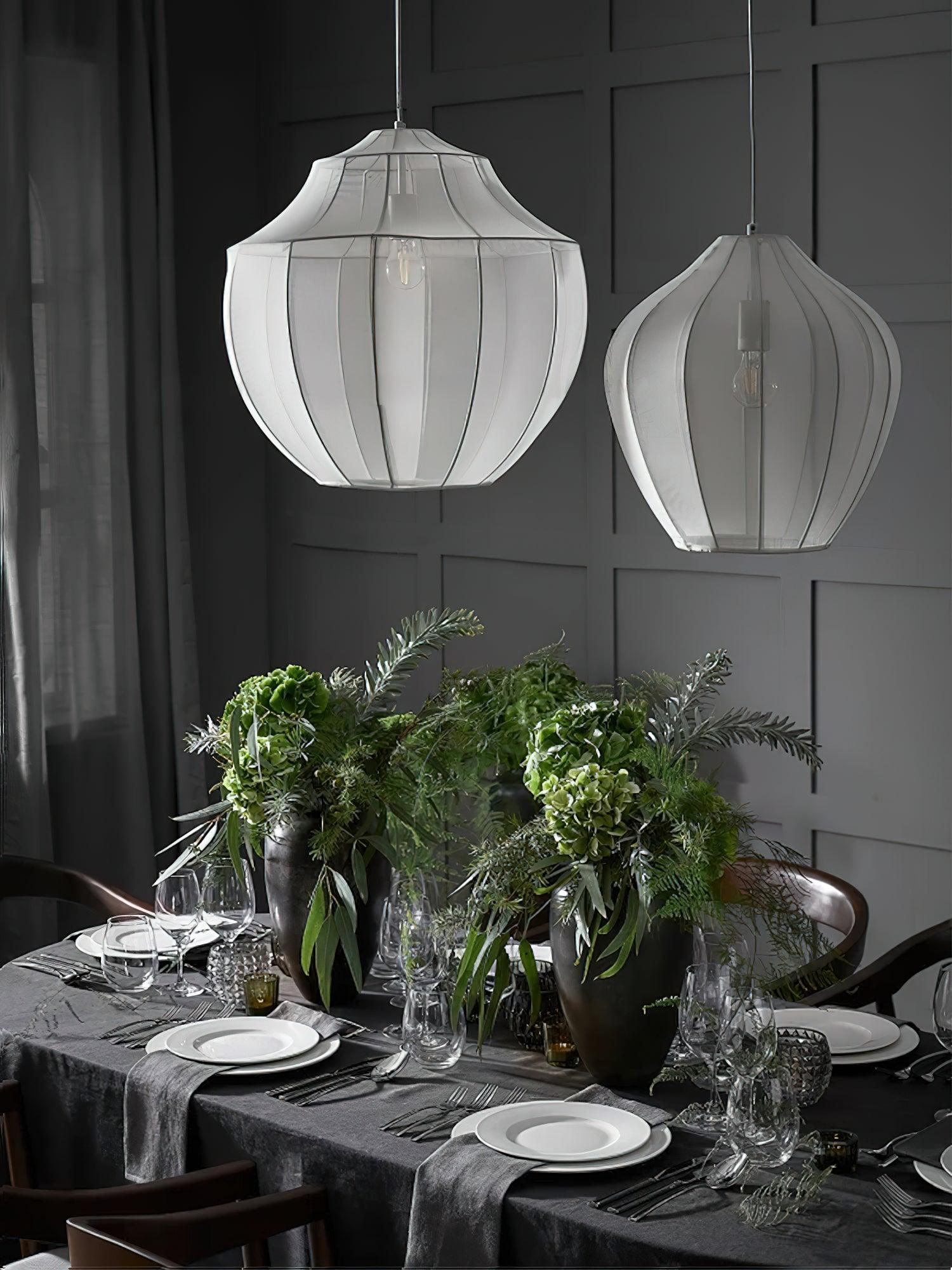 Eraeyra Premium Eleganz Mesh Stoff Pendelleuchte-Letslighting