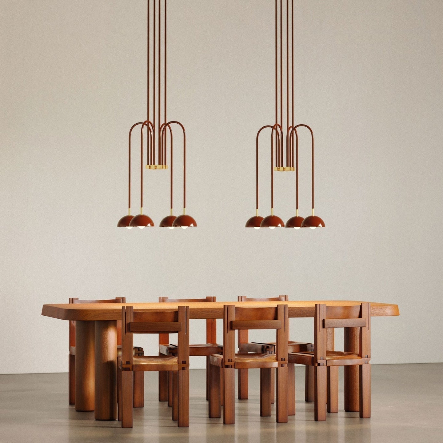 Blikuvyh Industrieller Vintage Atelier Kronleuchter aus Messing-Letslighting