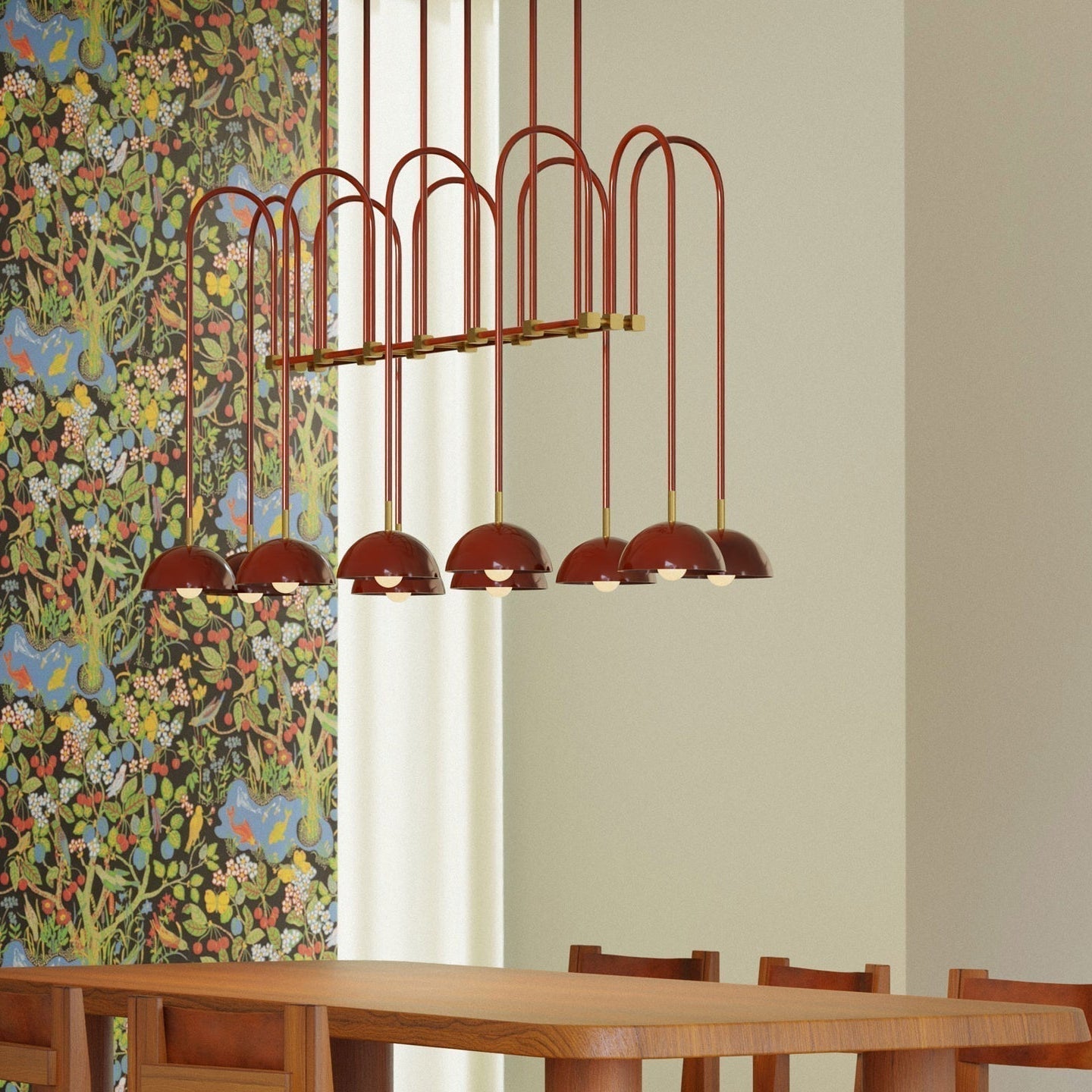 Blikuvyh Industrieller Vintage Atelier Kronleuchter aus Messing-Letslighting