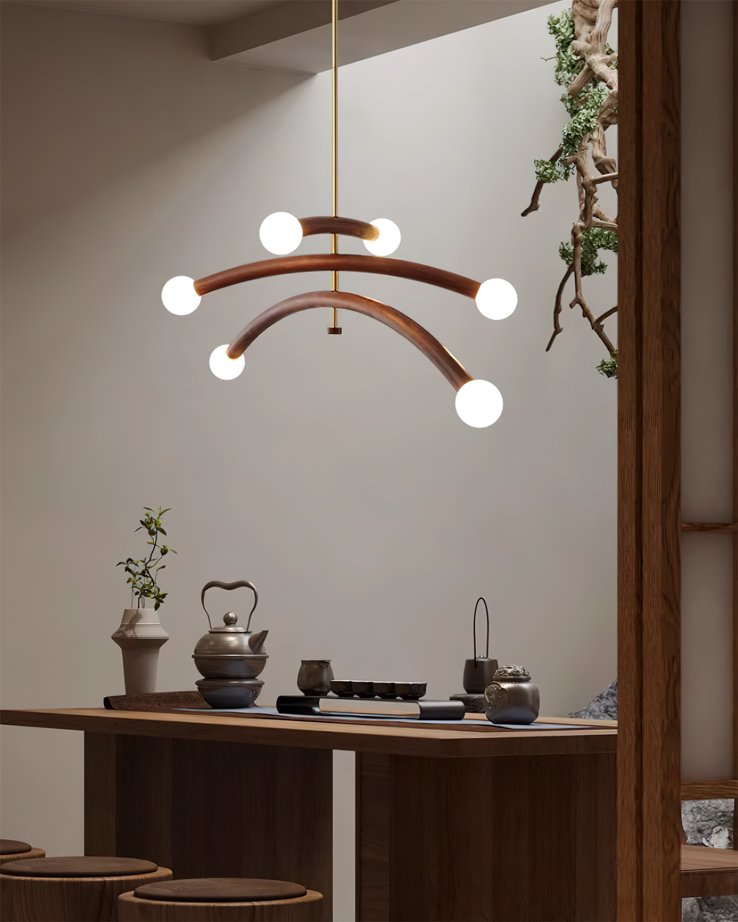 Aurevia Bogen Globus Kronleuchter-Letslighting