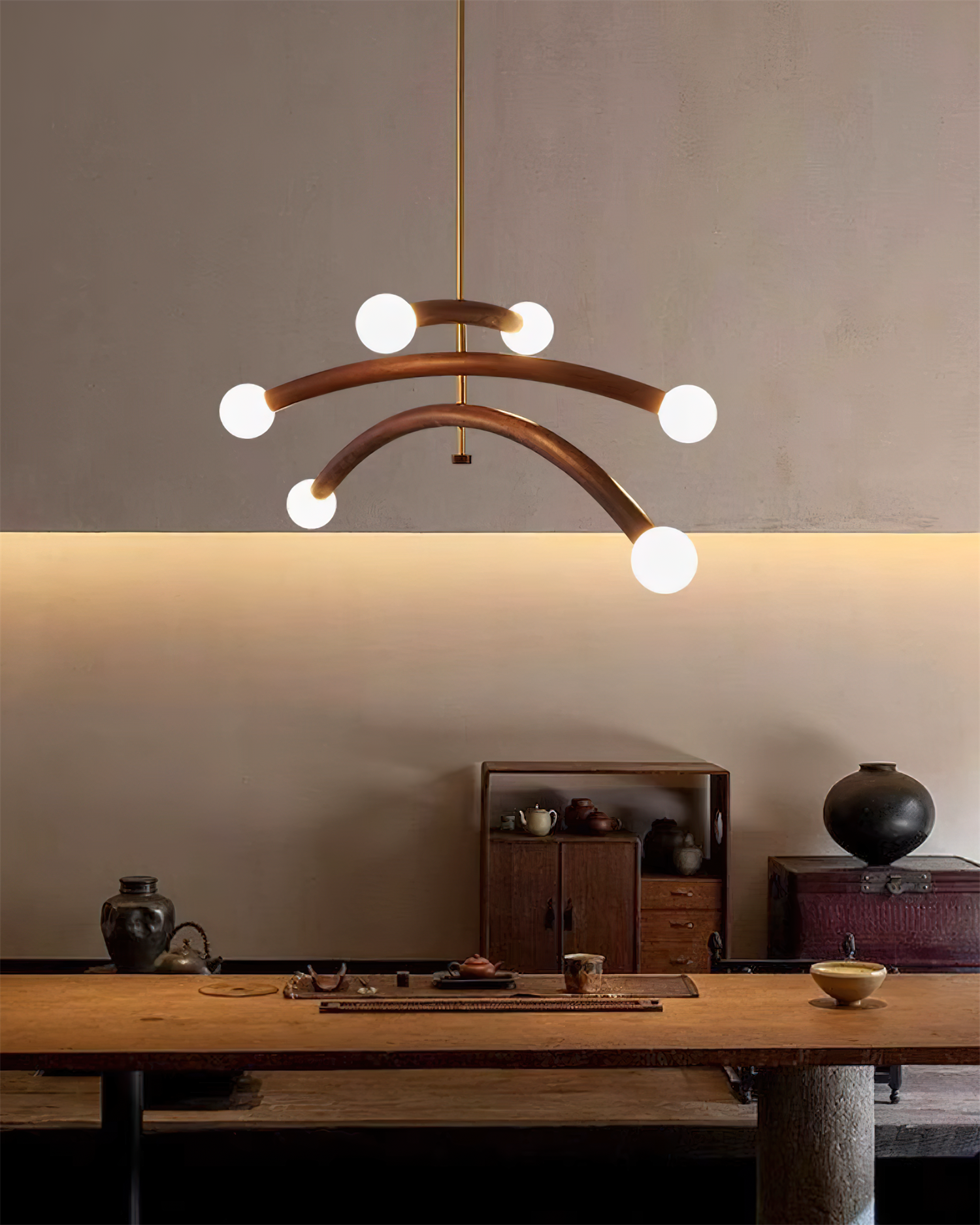 Aurevia Bogen Globus Kronleuchter-Letslighting