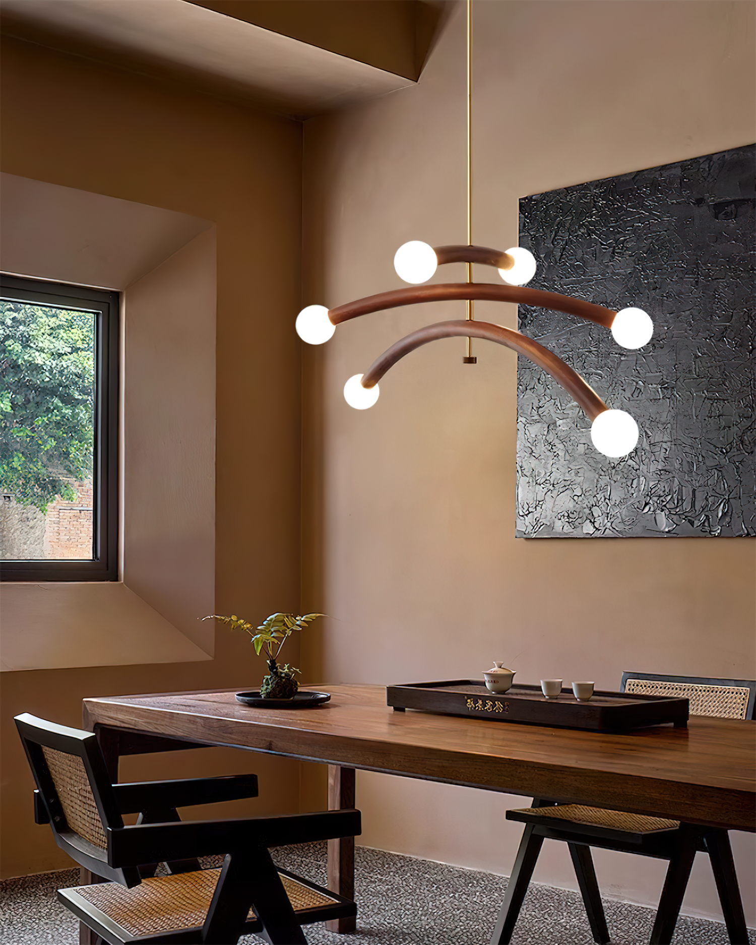 Aurevia Bogen Globus Kronleuchter-Letslighting