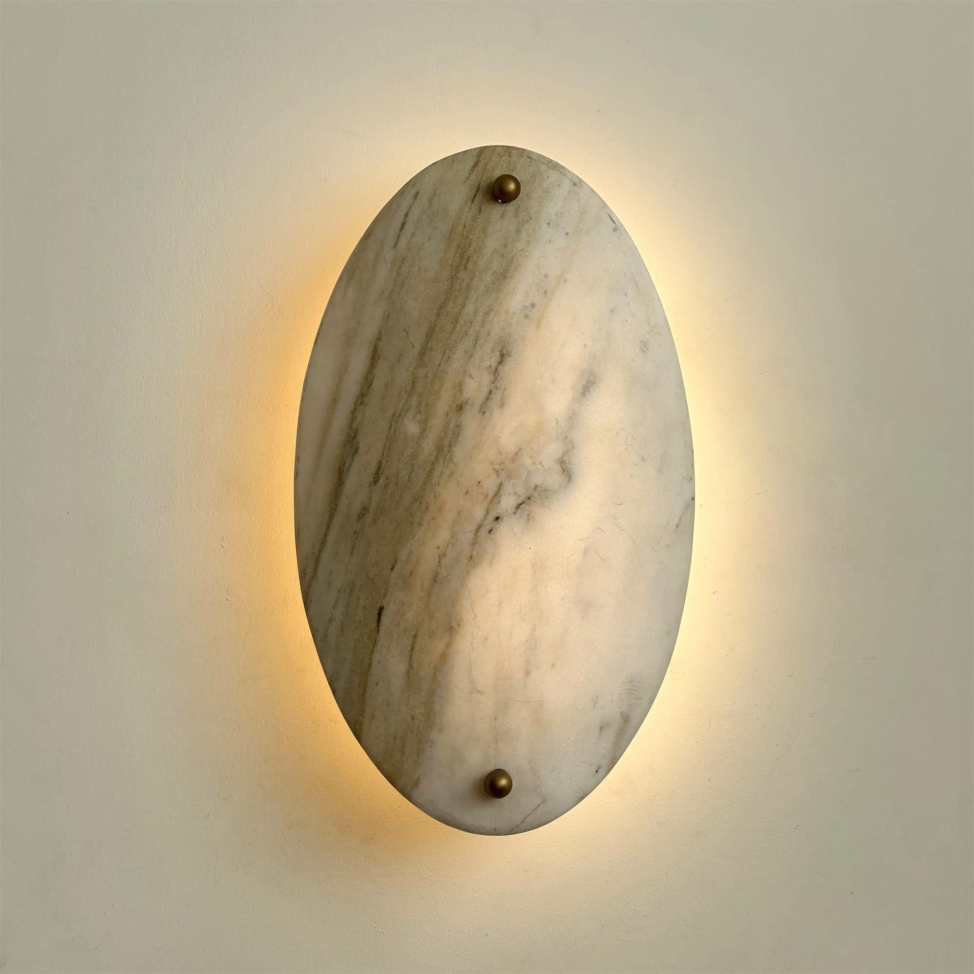 Yrvuvyu Modern Minimalist Alabaster Marble Wall Lamp - Letslighting