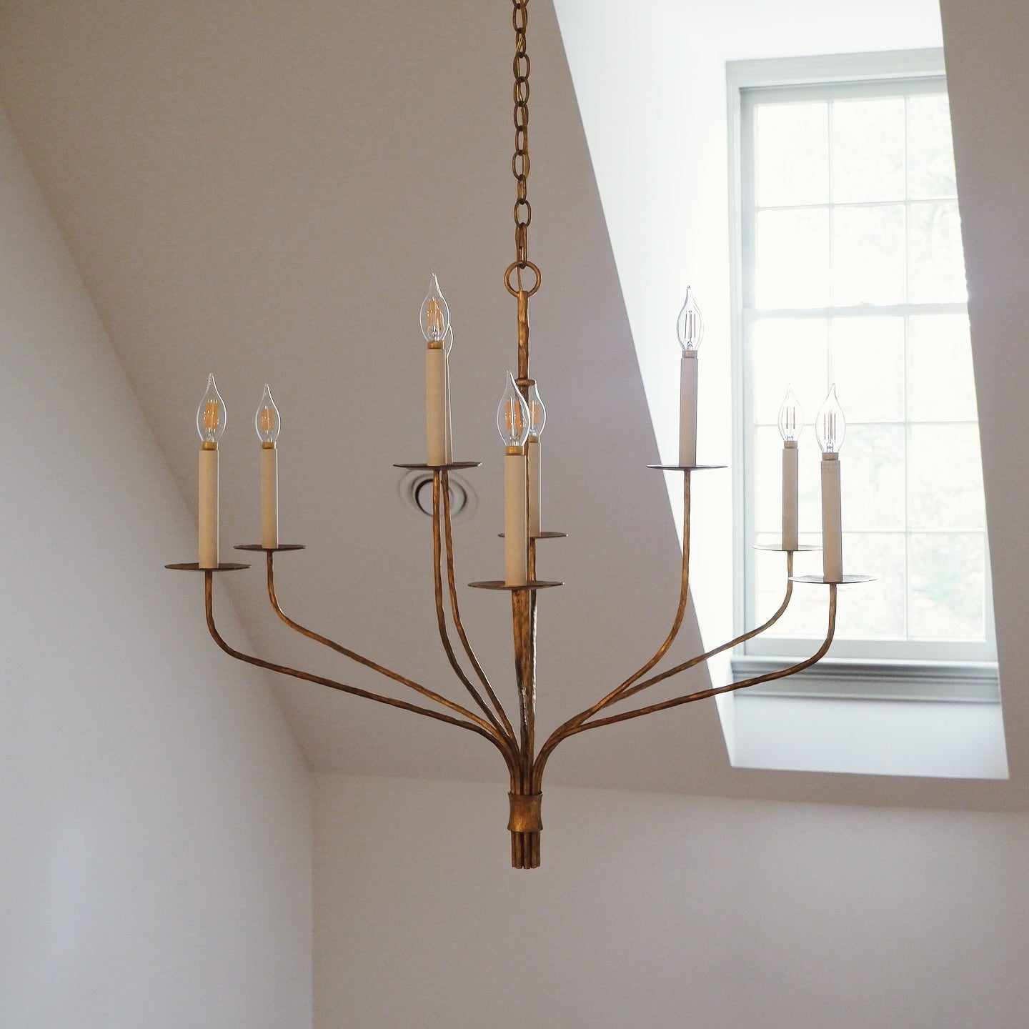 Caeluvyh Vintage Industrie Schwarz Kronleuchter-Letslighting