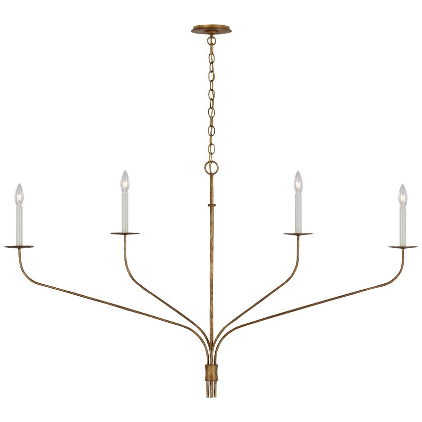 Caeluvyh Vintage Industrie Schwarz Kronleuchter-Letslighting