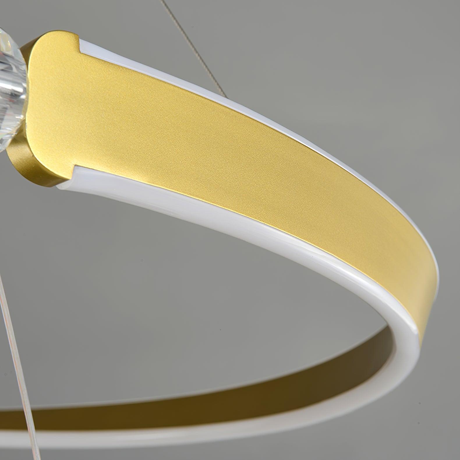 Lustra Kronleuchter Kristall Schwarz Gold-Letslighting