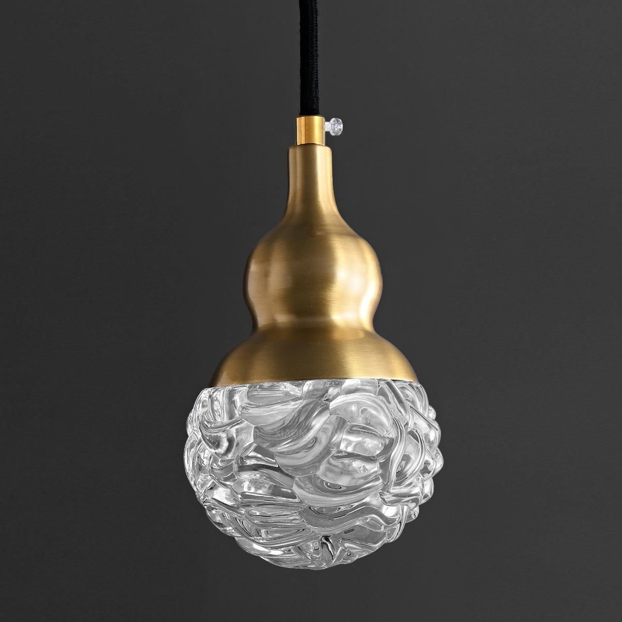 Tavirace Messing & Glas Glamour Pendelleuchte-Letslighting