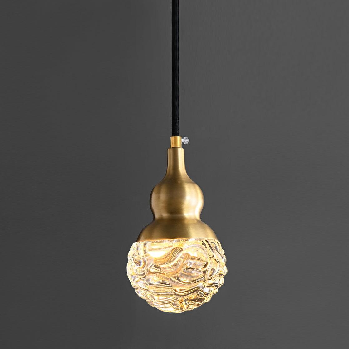 Tavirace Messing & Glas Glamour Pendelleuchte-Letslighting