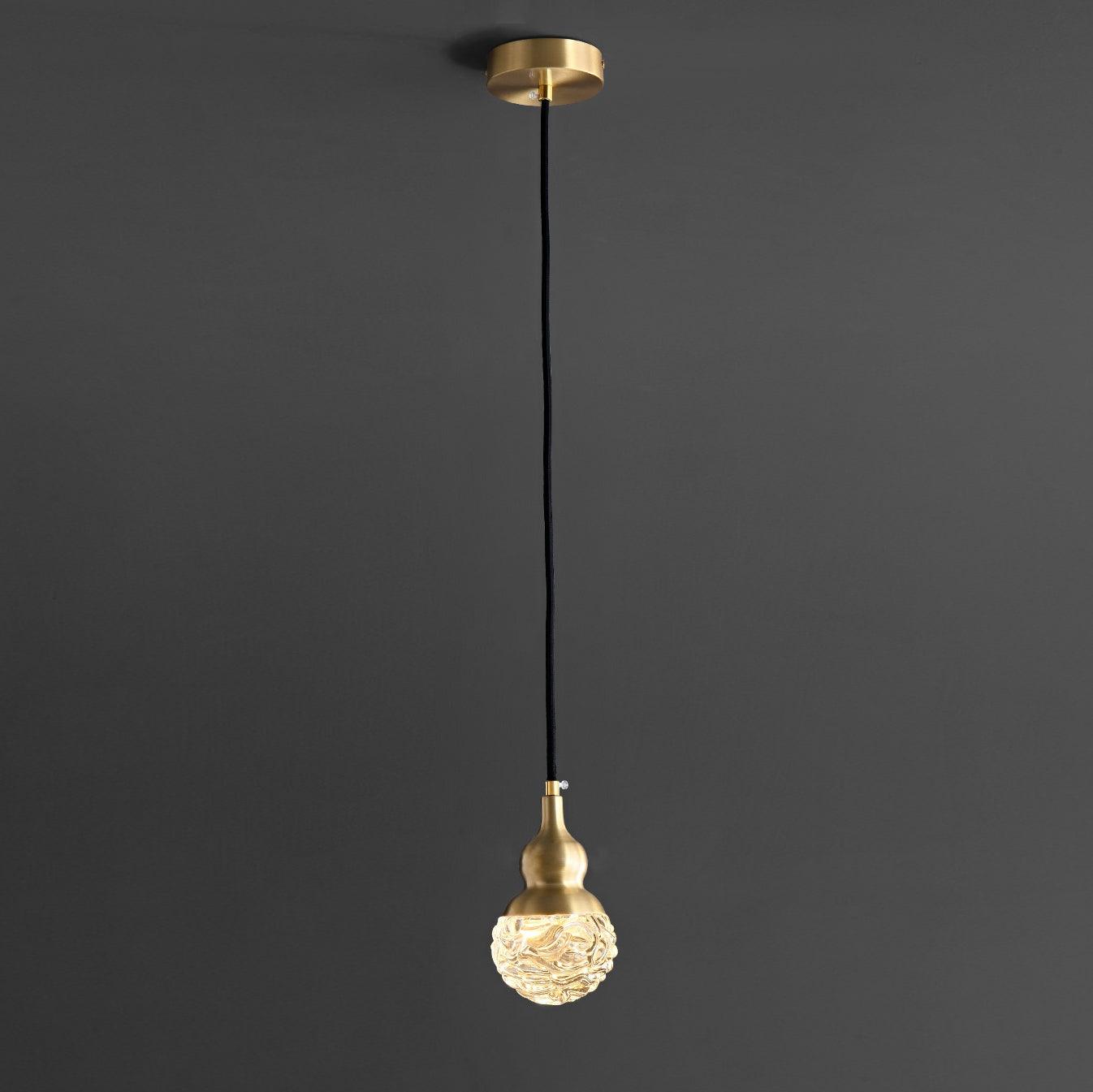 Tavirace Messing & Glas Glamour Pendelleuchte-Letslighting
