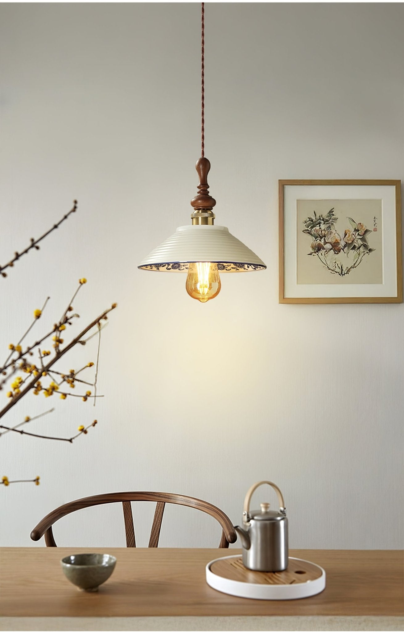 Ciraeor Delft Keramik Pendelleuchte-Letslighting