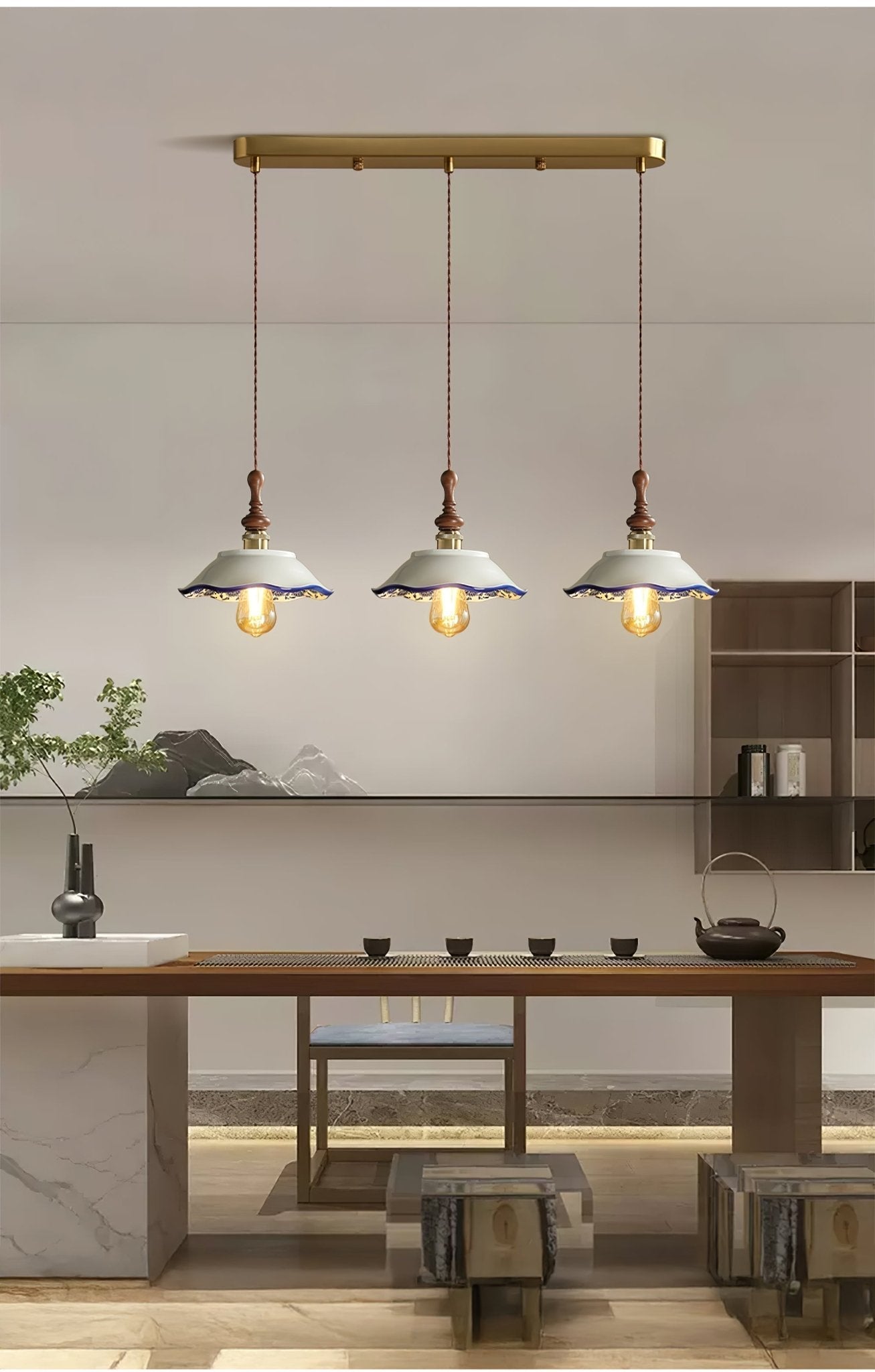 Ciraeor Delft Keramik Pendelleuchte-Letslighting
