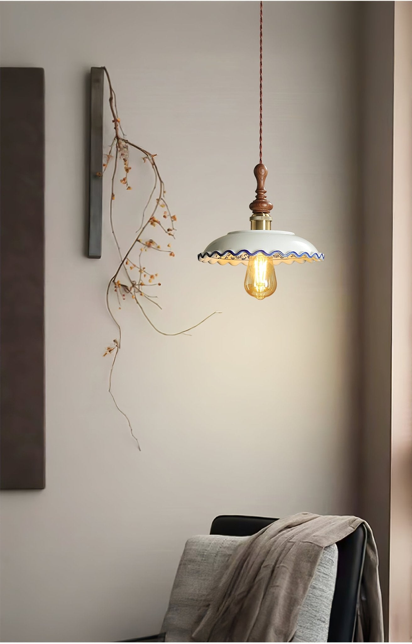 Ciraeor Delft Keramik Pendelleuchte-Letslighting