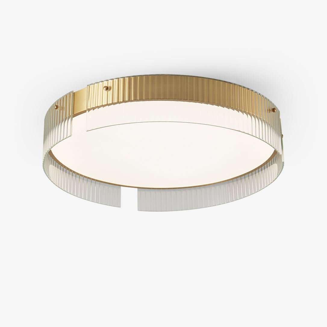 Ovenaris Minimalistische Deckenleuchte aus Messing-Letslighting