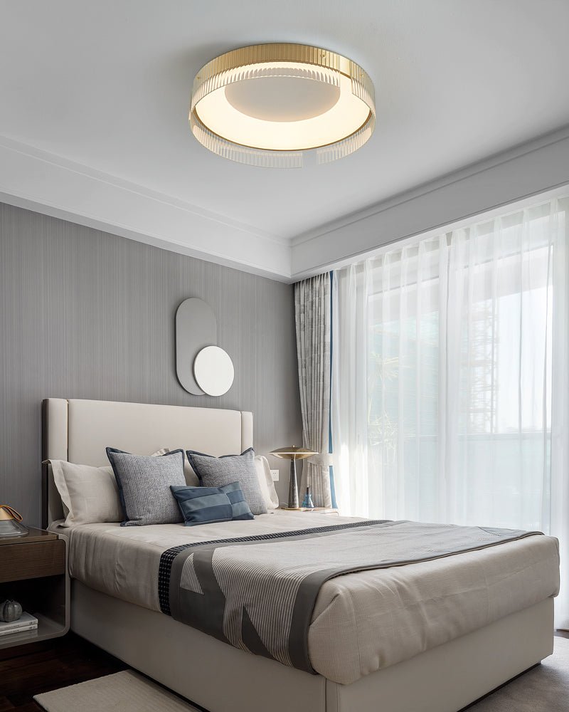Ovenaris Minimalistische Deckenleuchte aus Messing-Letslighting