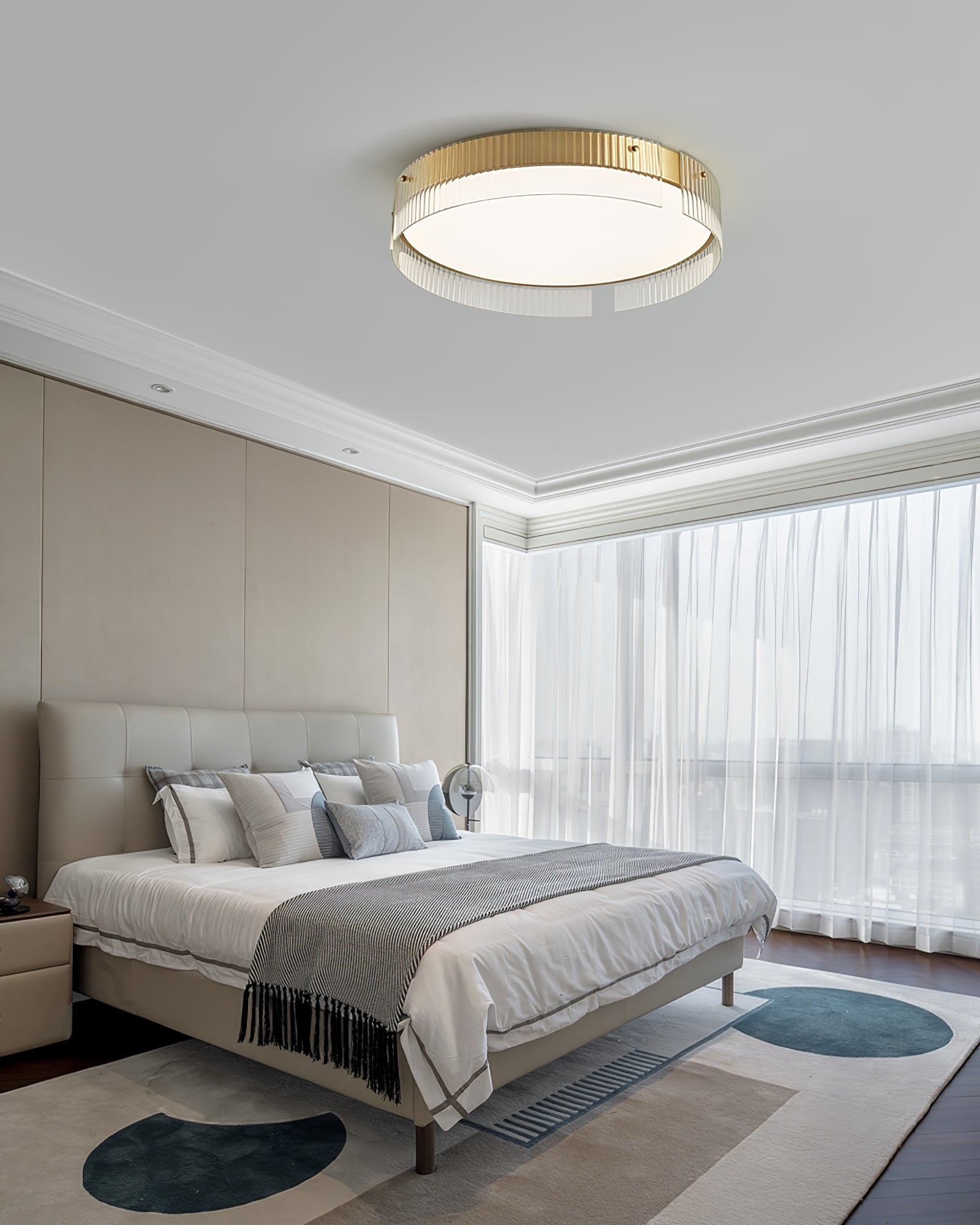 Ovenaris Minimalistische Deckenleuchte aus Messing-Letslighting